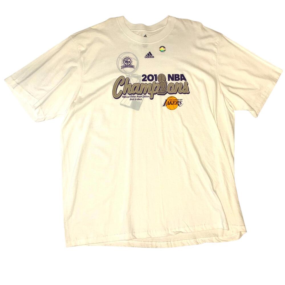 Adidas - 2010 NBA Champions Los Angeles Lakers Deadstock NWT T-Shirt